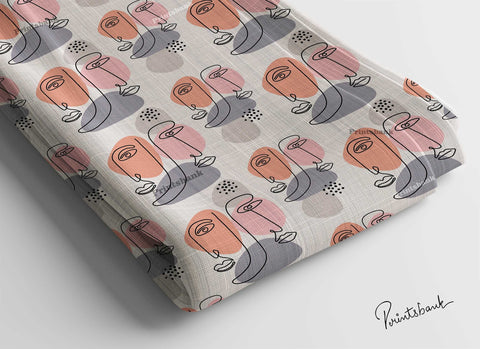 Sale! Quirky funky Cotton fabric Cloth