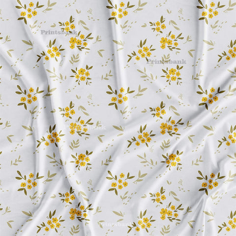 Floral Vintage Printed Fabric