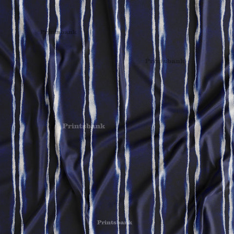 Dark Tie & Dye Abstract Digital Printed Fabric For Boutique Material Online 12