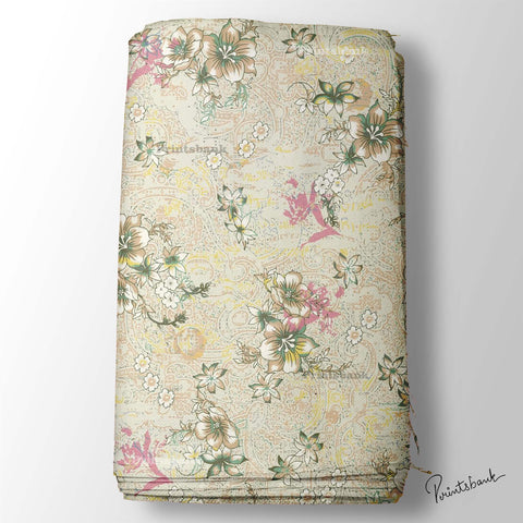 Vintage Floral leaf Fabric Wholesale