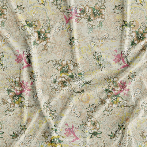 Vintage Floral leaf Fabric Wholesale