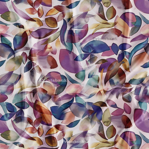 Multicolour Abstract Digital Printed Fabric Material For Boutique Online