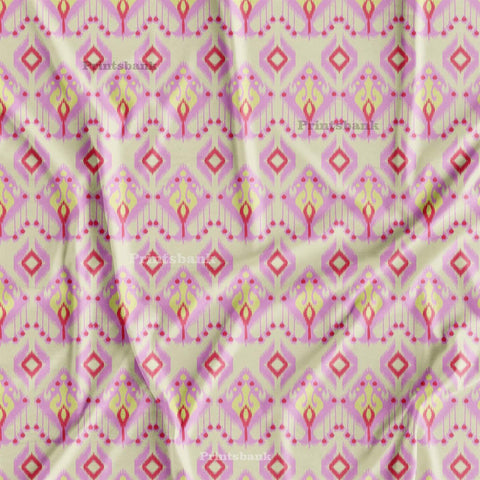 latest Ikat Printed Fabric