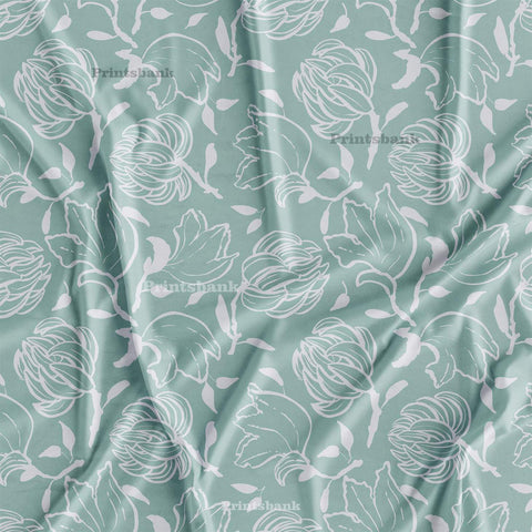 Floral Digital Printed Designer Fabric Online