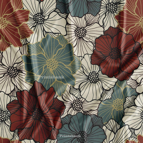 Floral Digital Printed Fabric Online Market