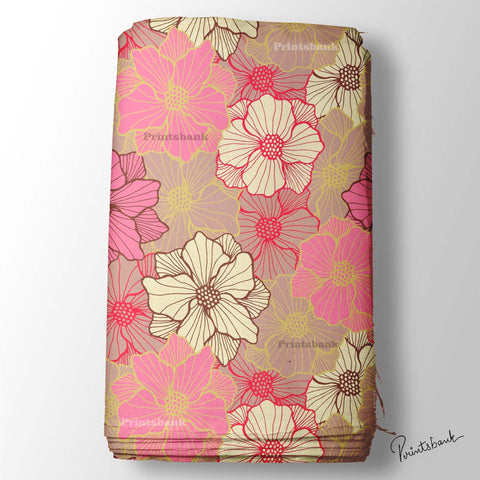 Floral Digital Printed Fabric Wholesaler