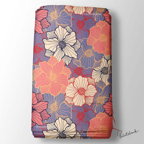 Floral Digital Printed Fabric Wholesaler