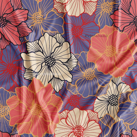 Floral Digital Printed Fabric Wholesaler