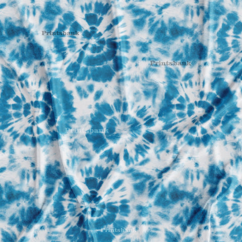 Dark Tie & Dye Abstract Digital Printed Fabric For Boutique Material Online 15