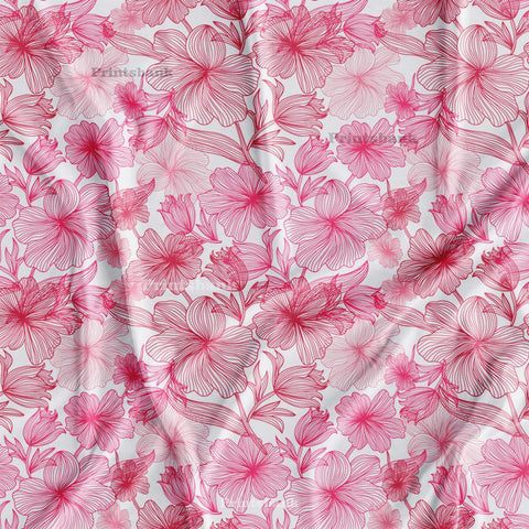 Floral Digital Printed Fabric Wholesaler