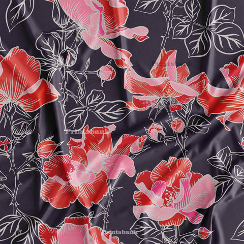 Floral Digital Printed Fabric Wholesaler