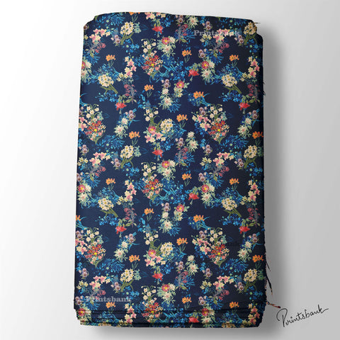 Floral Printed Fabric