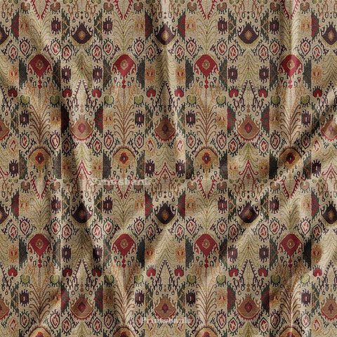 latest Ikat Printed Fabric