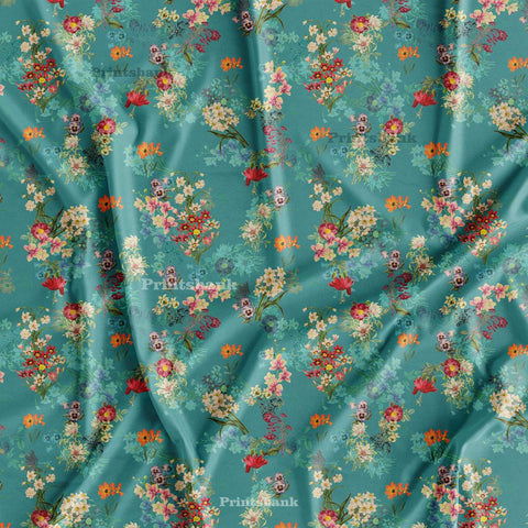 Floral Printed Fabric