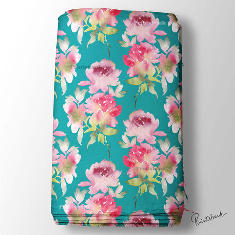 Floral Printed Fabric Cloth for boutique