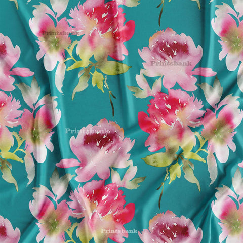 Floral Printed Fabric Cloth for boutique