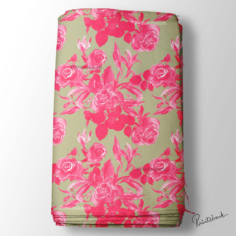 Floral Printed Fabric Cloth for boutique