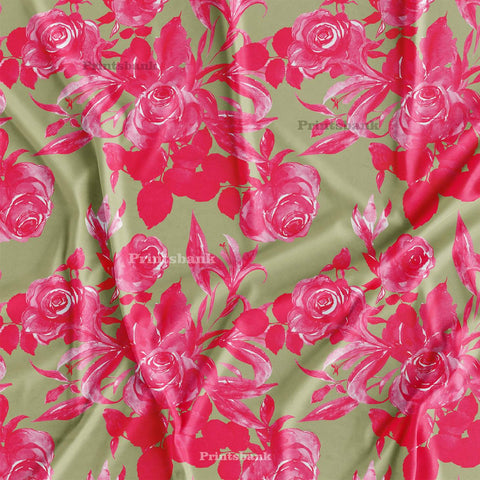 Floral Printed Fabric Cloth for boutique