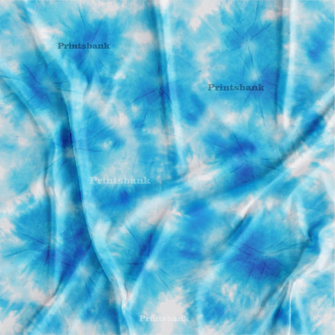 Dark Tie & Dye Abstract Digital Printed Fabric For Boutique Material Online 19