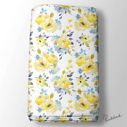 Digital Printed Floral Fabric wholesale