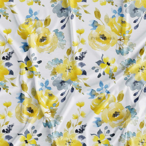 Digital Printed Floral Fabric wholesale