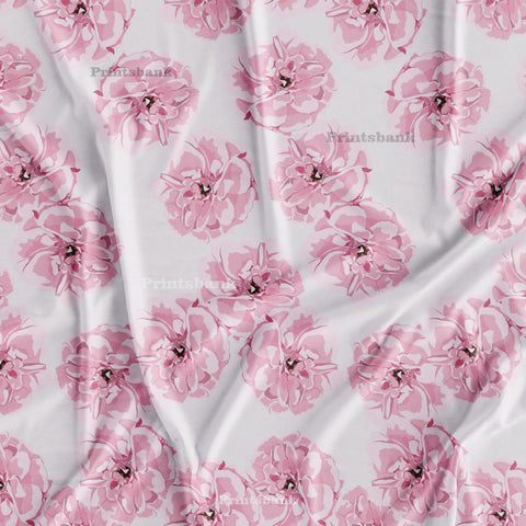 Watercolour Floral Printed Fabric