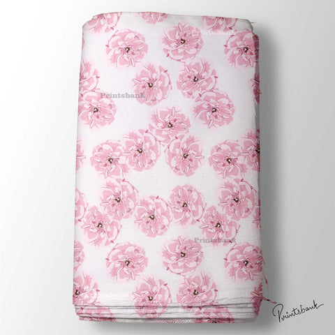 Watercolour Floral Printed Fabric