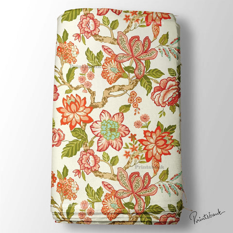 Floral Printed Fabric Cloth for boutique