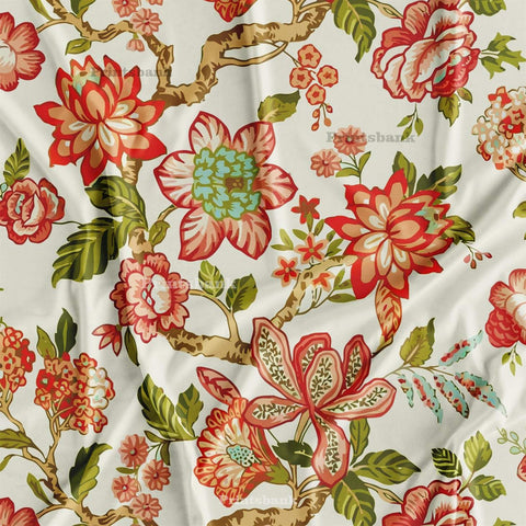 Floral Printed Fabric Cloth for boutique