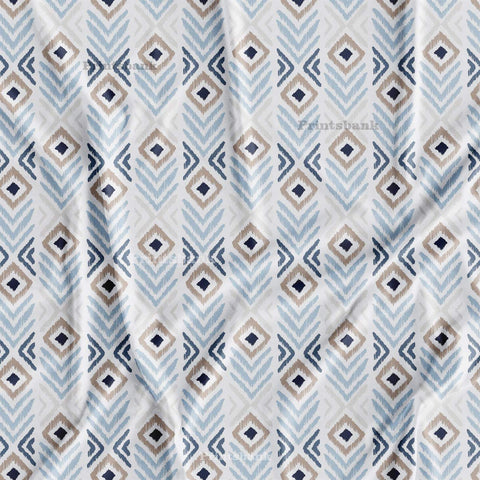 latest Ikat Printed Fabric