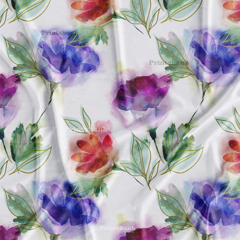 Floral Printed Fabric Cloth for Manufacturing