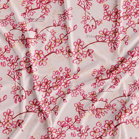 Floral printed fabric for dress & garments