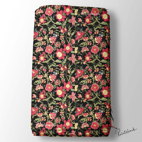 Floral Printed Fabric