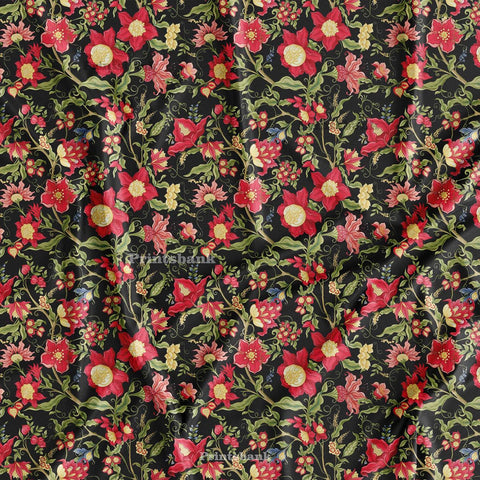 Floral Printed Fabric