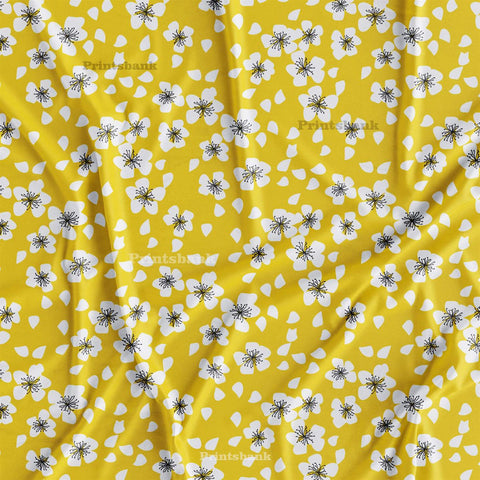 Floral printed fabric for dress & garments