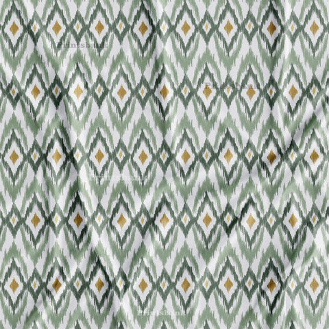 latest Ikat Printed Fabric