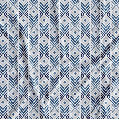 latest Ikat Printed Fabric