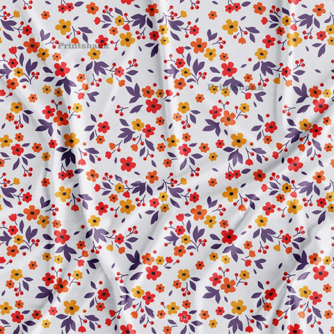 Floral Designer Printed Cloth fabric Material Wholesale