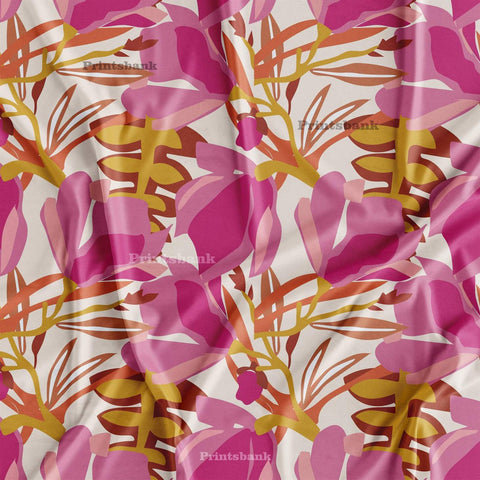 Floral Designer Printed Cloth fabric Material Wholesale