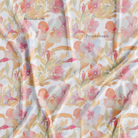 Floral Designer Printed Cloth fabric Material Wholesale