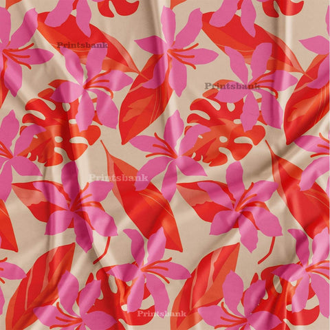 Floral Designer Printed Cloth fabric Material Wholesale