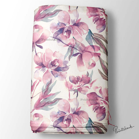 Floral Designer Printed Cloth fabric Material Wholesale