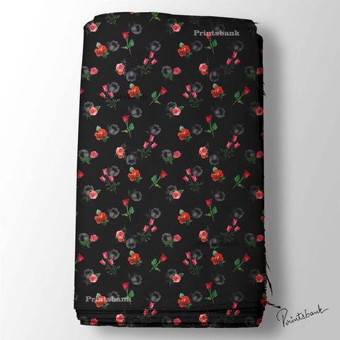 Floral Printed Fabric