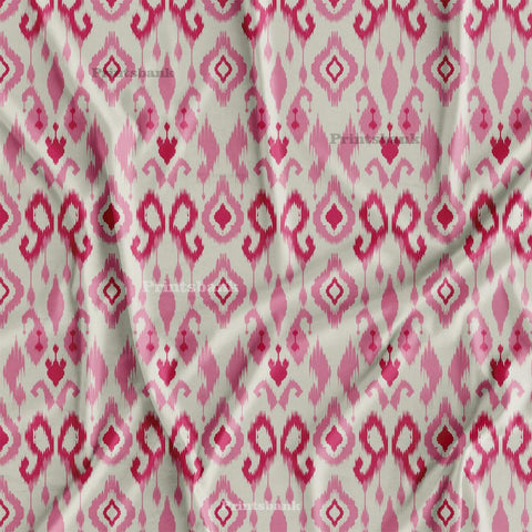 latest Ikat Printed Fabric