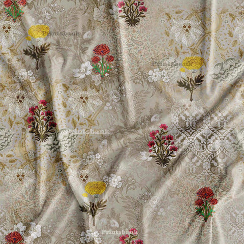 Vintage Floral leaf Fabric Wholesale