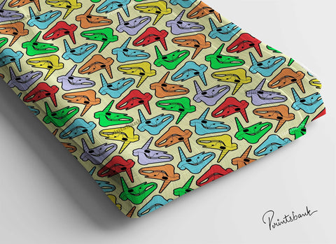 Sale! Quirky funky Cotton fabric Cloth