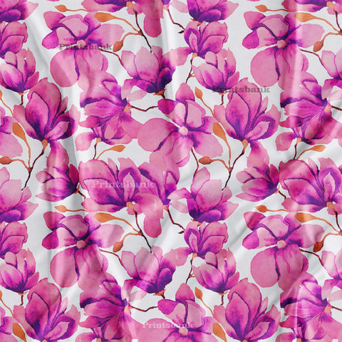 Floral Designer Printed Cloth fabric Material Wholesale