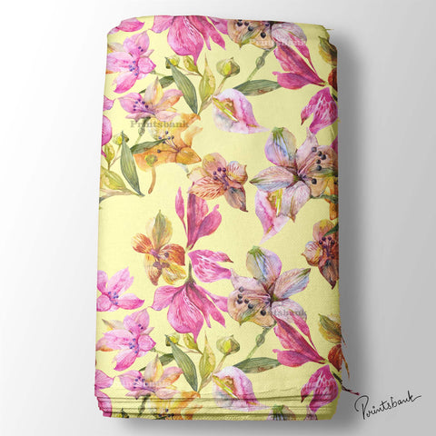 Floral Designer Printed Cloth fabric Material Wholesale