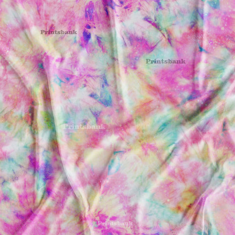 Dark Tie & Dye Abstract Digital Printed Fabric For Boutique Material Online 30