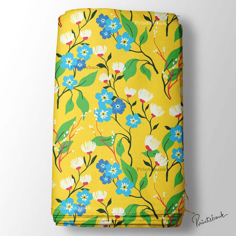 Floral Designer Printed Cloth fabric Material Wholesale